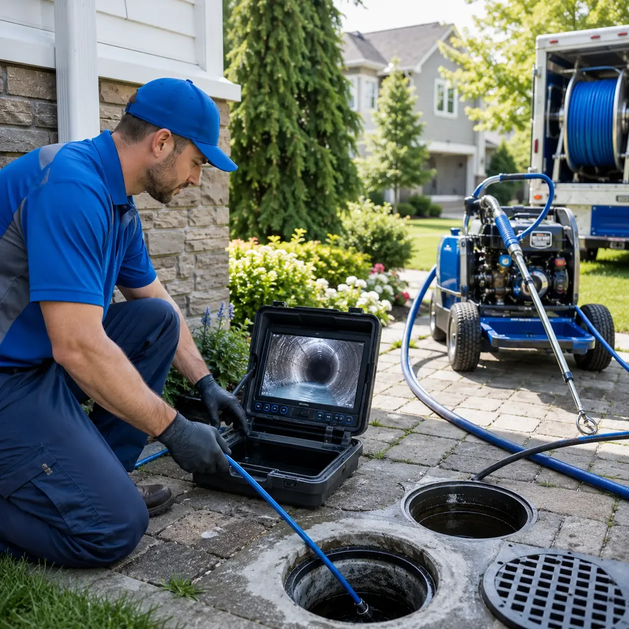 Outdoor drain cleaning professionals serving Wild Horse, CO
